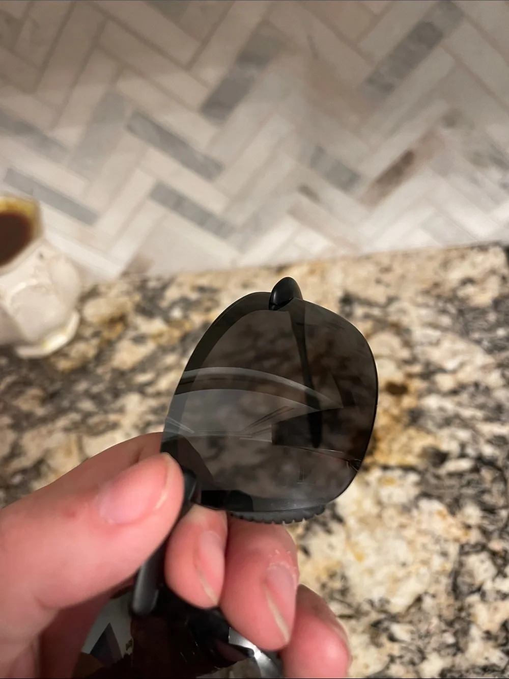 Maui Jim Banyan Men's Black Semi-Rimless Sunglasses - Classic Polarized Look